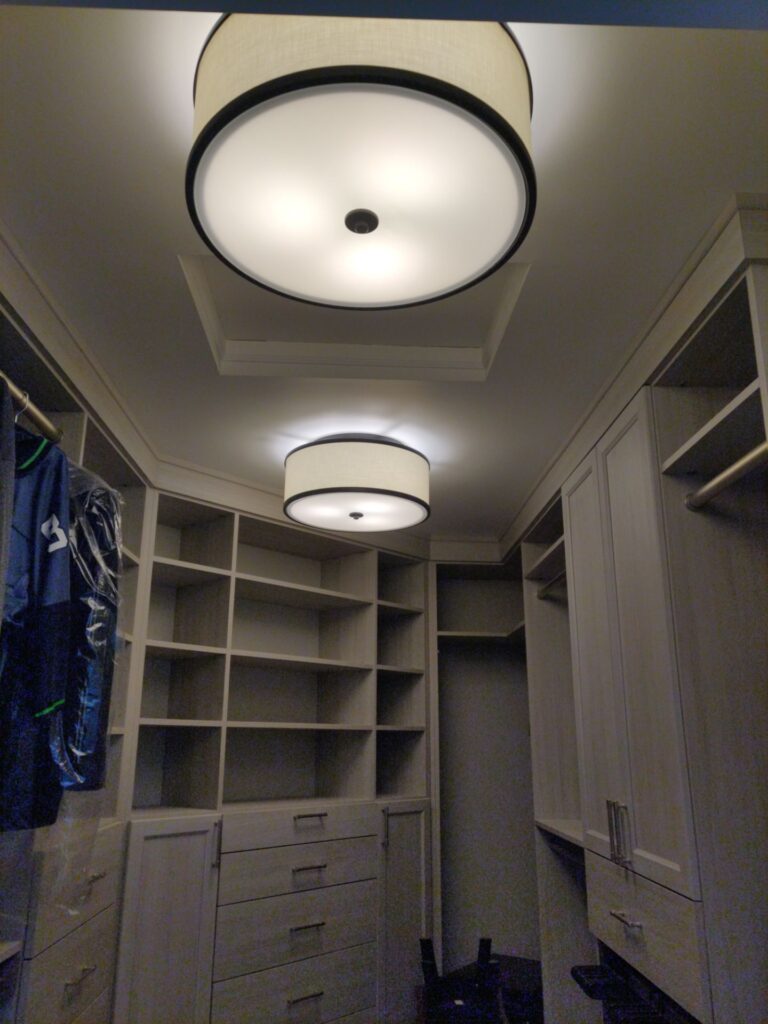 Closet Round Light Installation Marysville - Melby Electric
