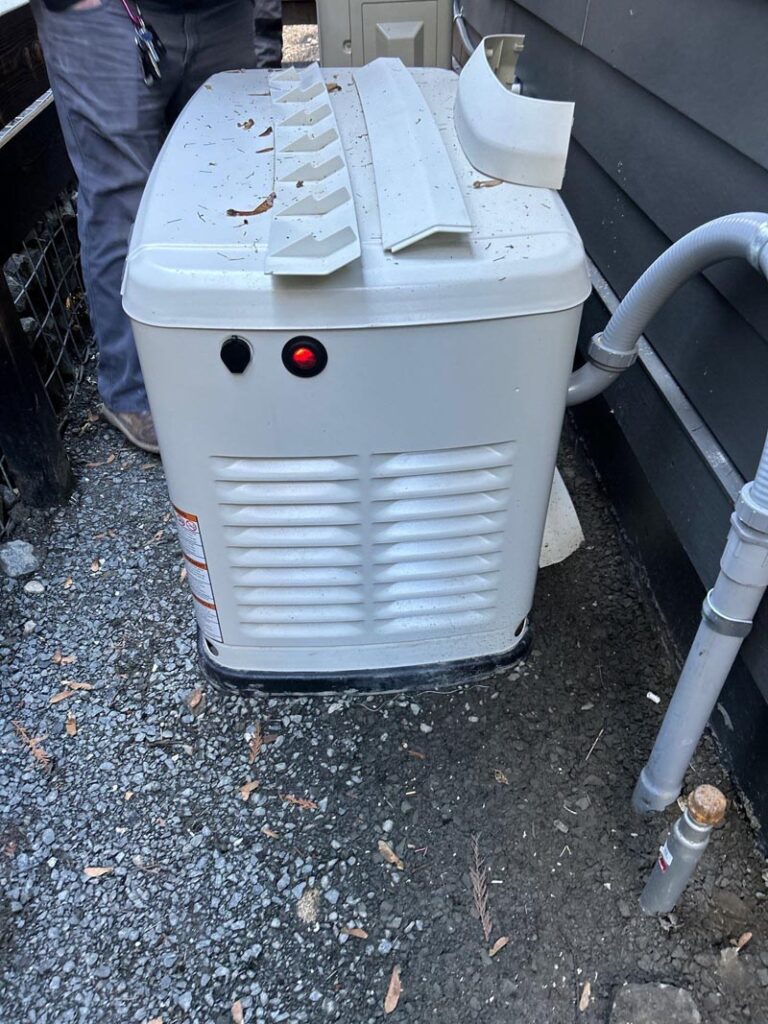 Home backup generator installation - Melby Electric