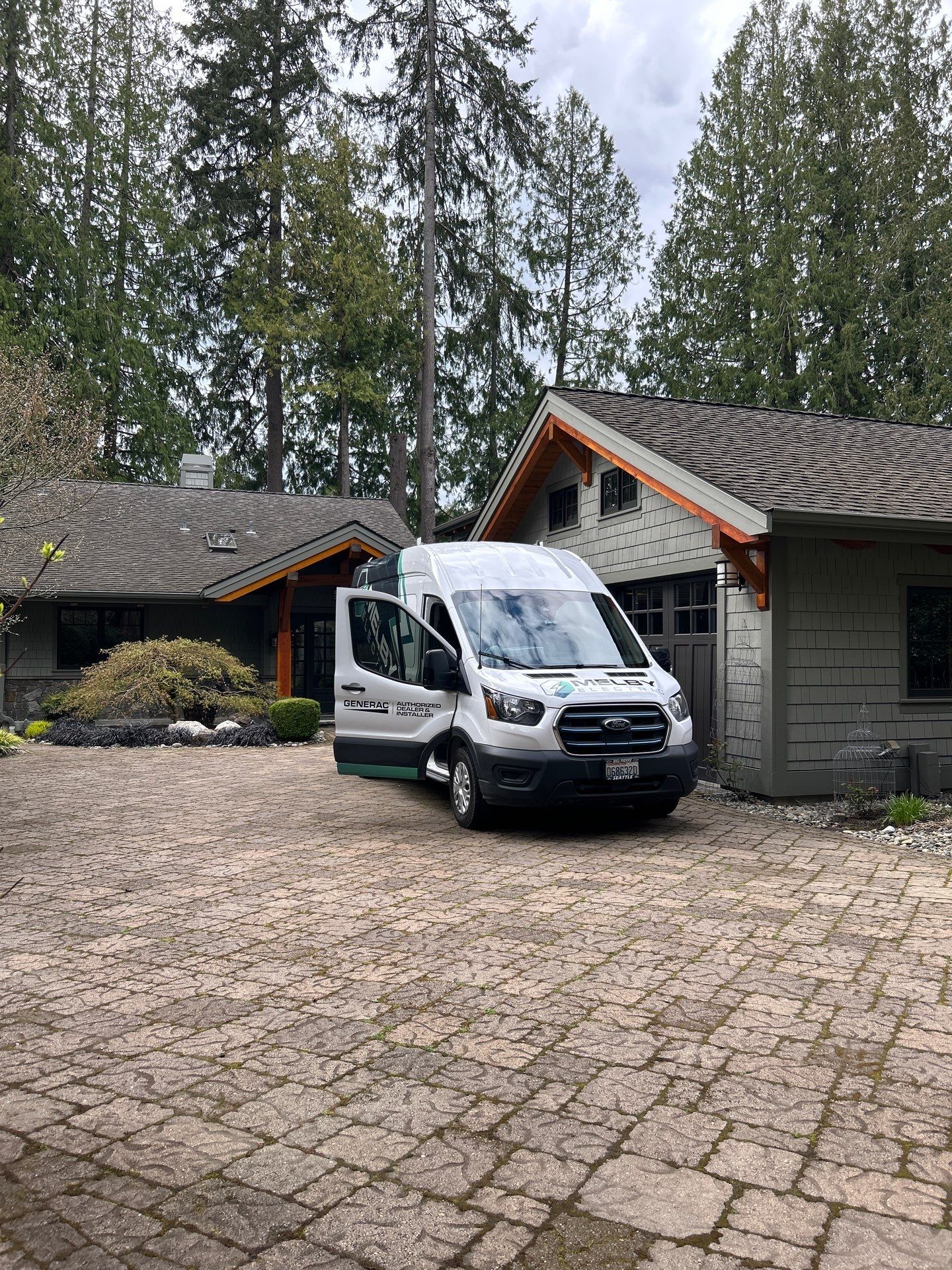 Melby Electric Work Van