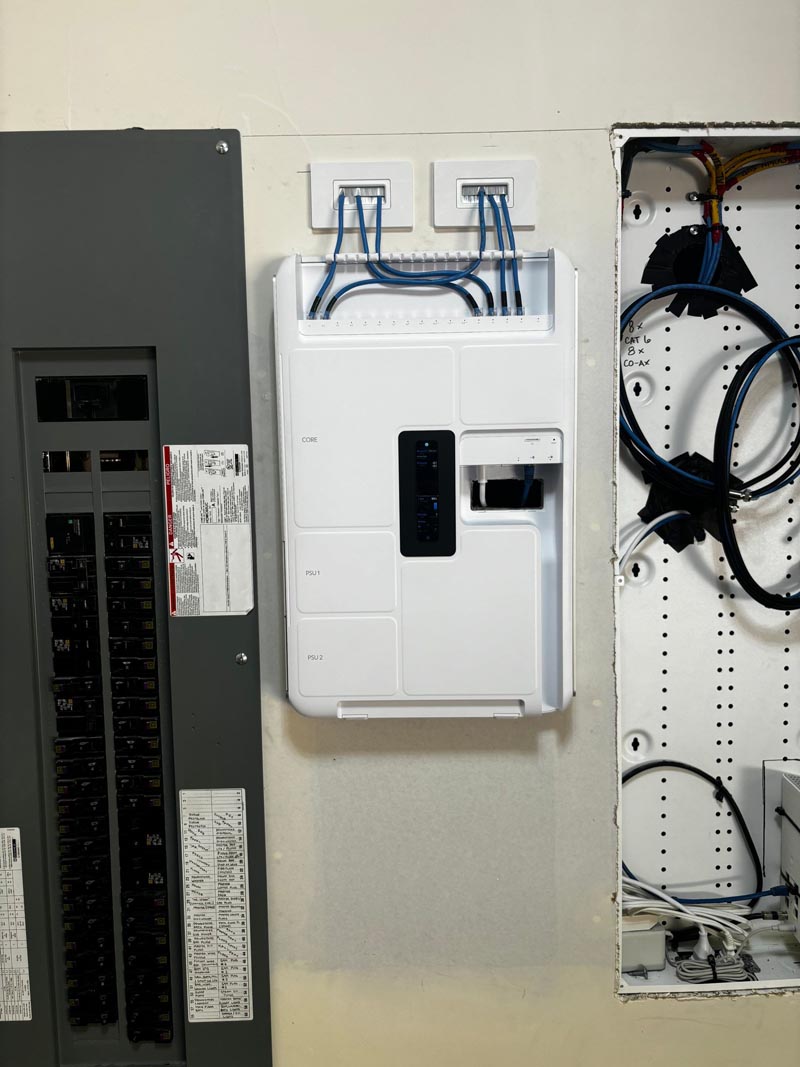 circuit breaker panel and networking system installation - melby electric