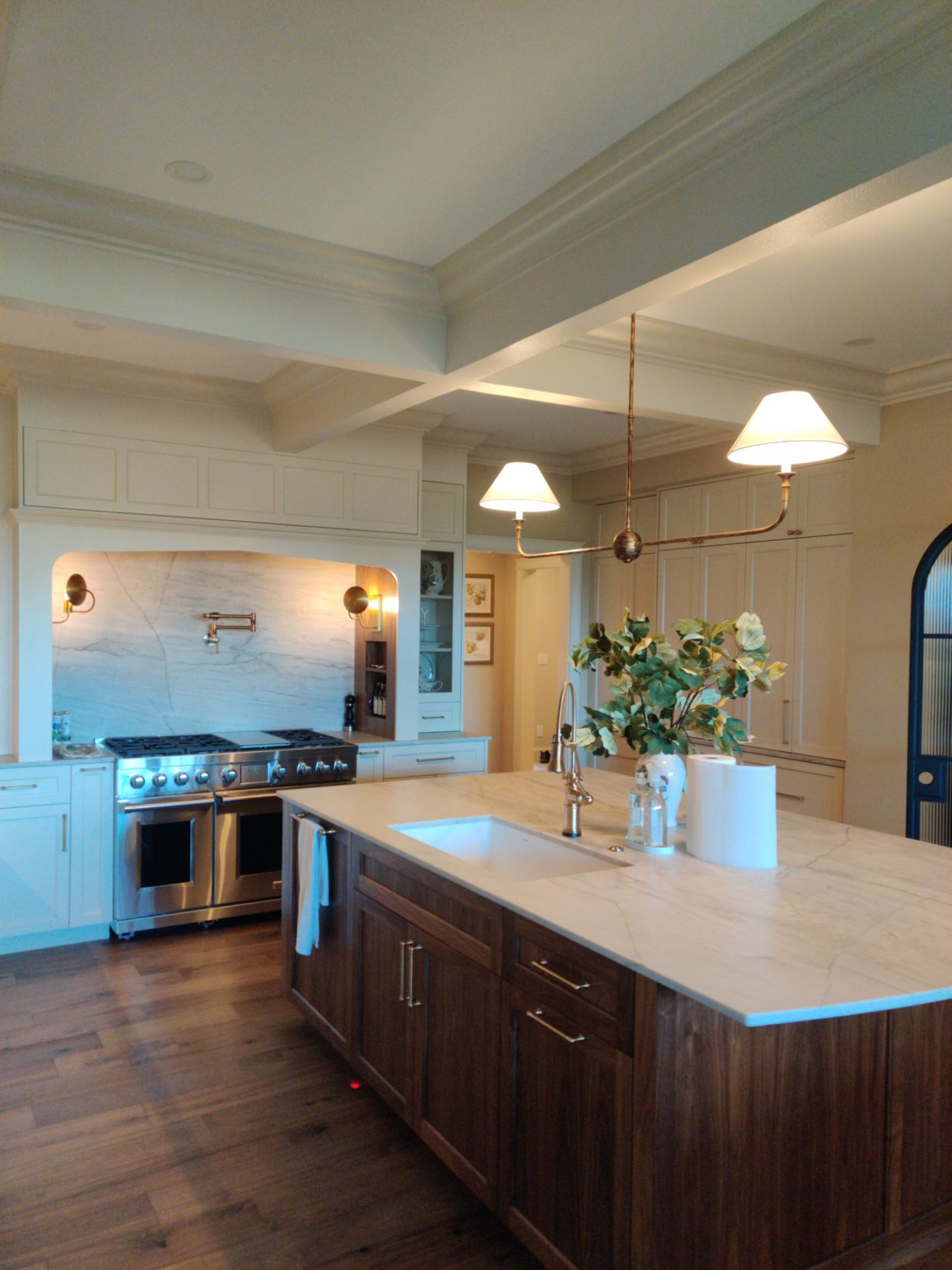 Melby Electric - Electrician in Arlington Washington doing drop down light installation services in a residential home