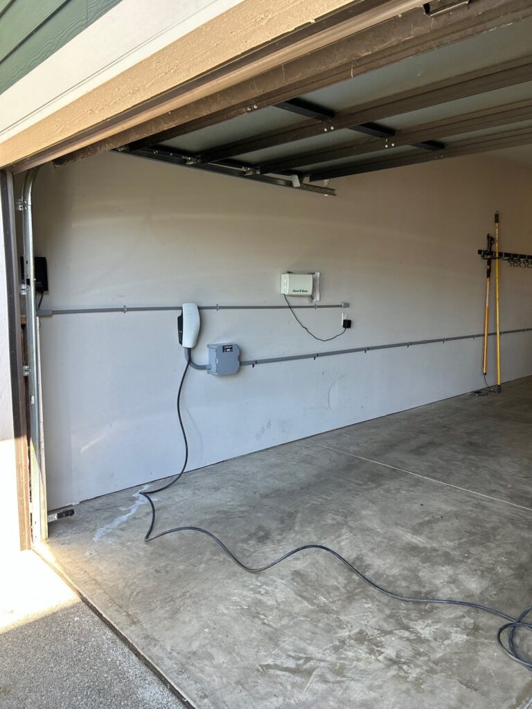 Melby Electric doing a project in Snohomish County for an EV Charging Station Replacement Project