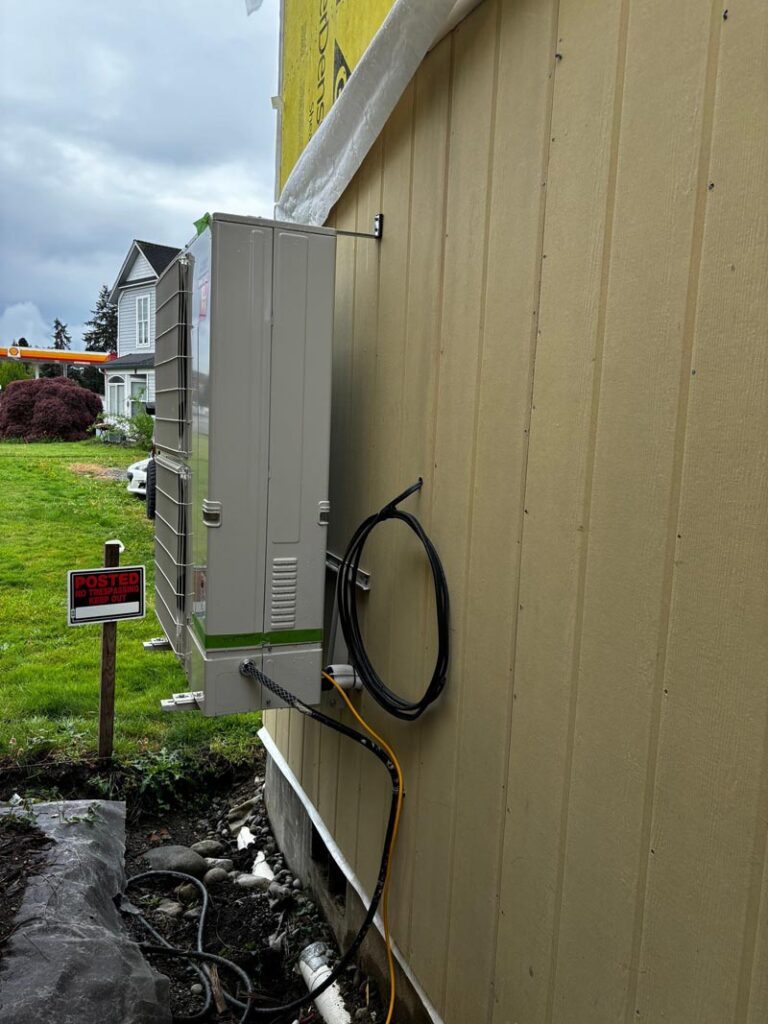 Outdoor Electrical Panel Job Melby Electric